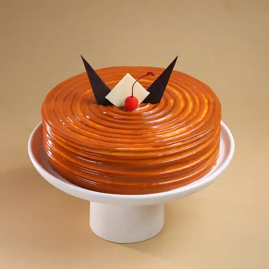 Caramel Butterscotch Cherry Cake