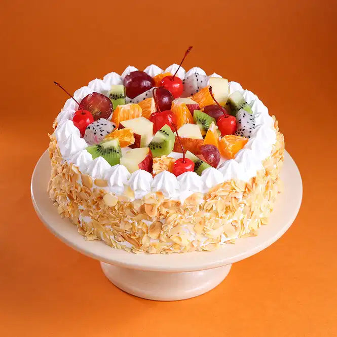 Tropical Fruit n Almond Cake