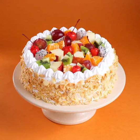 Tropical Fruit n Almond Cake