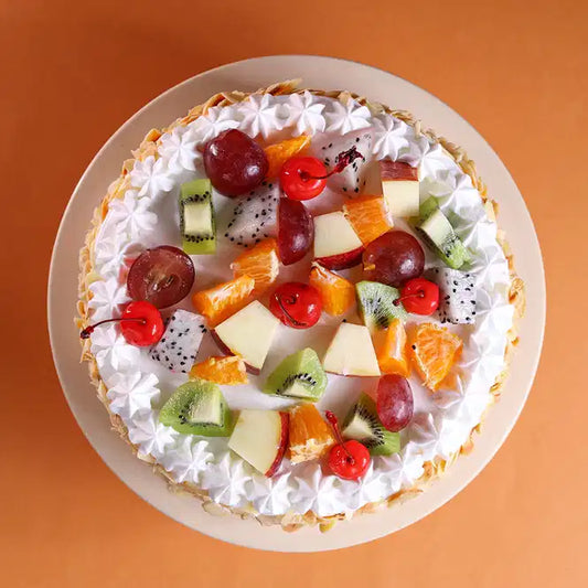 Tropical Fruit n Almond Cake