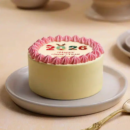 Happy New Year Festive Cake