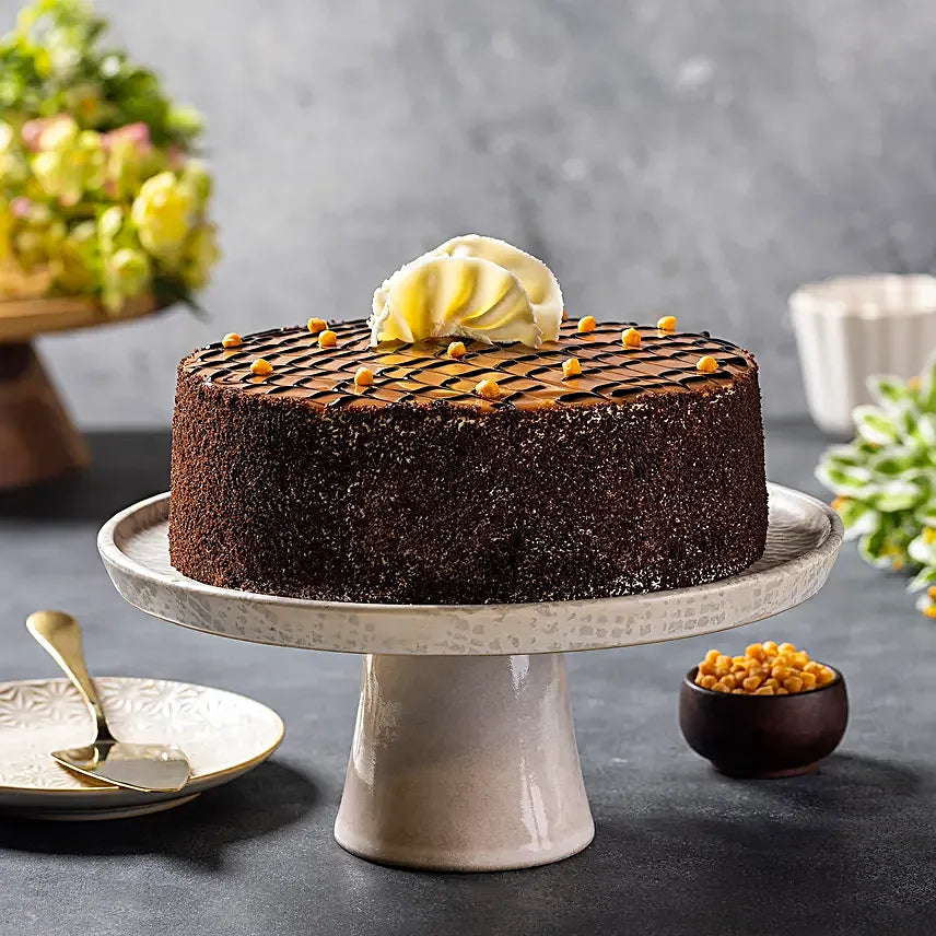 Heavenly Butterscotch Cream Cake