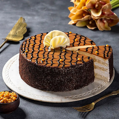 Heavenly Butterscotch Cream Cake