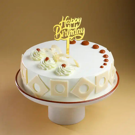 Delightful Butterscotch Birthday Cake