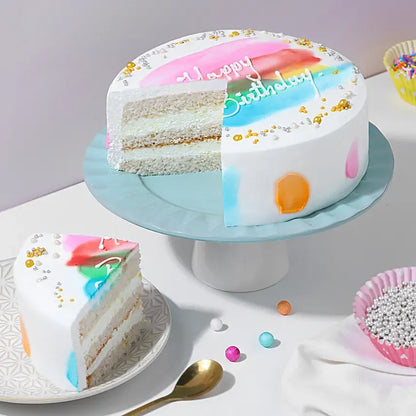 Rainbow Delight Pineapple Birthday Cake