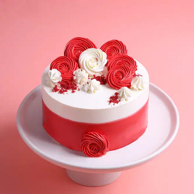 Rosette Love Red Velvet Cake