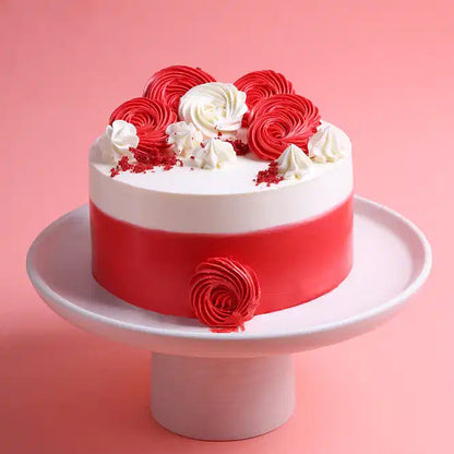 Rosette Love Red Velvet Cake