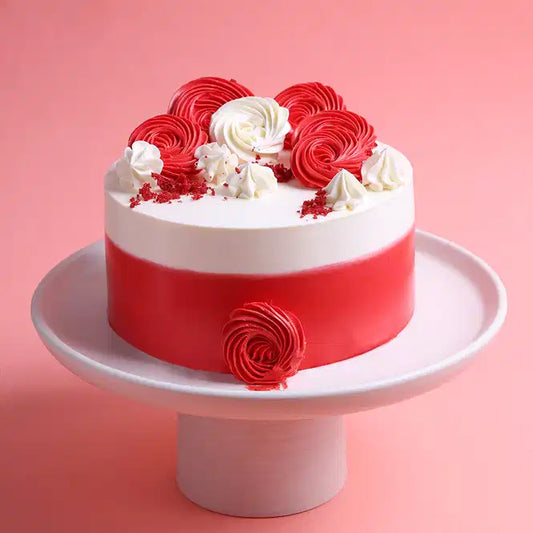 Rosette Love Red Velvet Cake