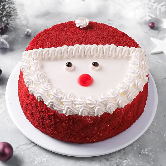 Santa Sweet Surprise Red Velvet Cake