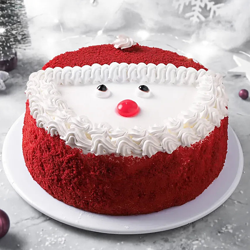 Santa Sweet Surprise Red Velvet Cake
