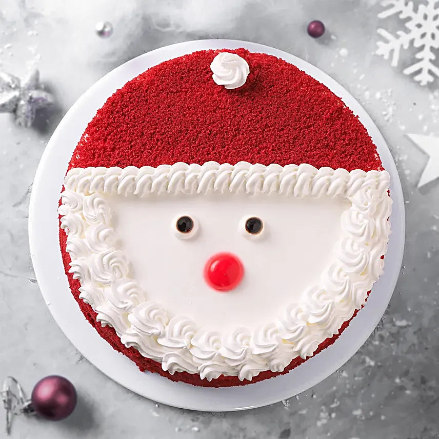 Santa Sweet Surprise Red Velvet Cake