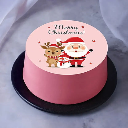 Santa’s Jolly Friends Bento Cake