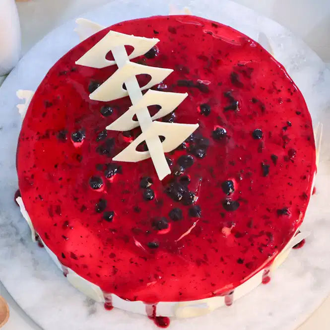 Blueberry Delight Drip Cake