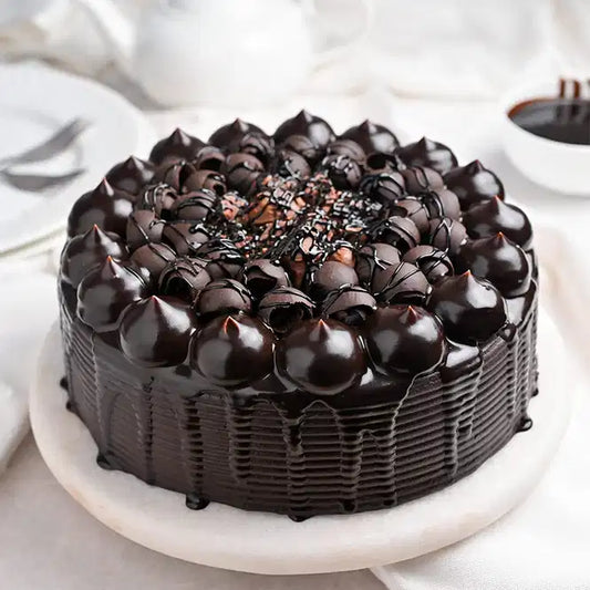 Chocolate Loaded Glazed Cake