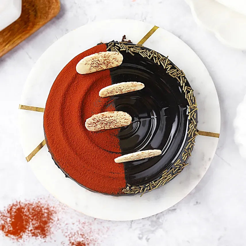 Velvety Chocolate Truffle Cake