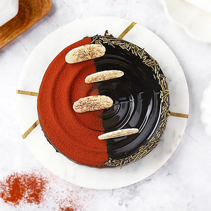 Velvety Chocolate Truffle Cake