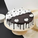 Elegant Monochrome Delight Cake