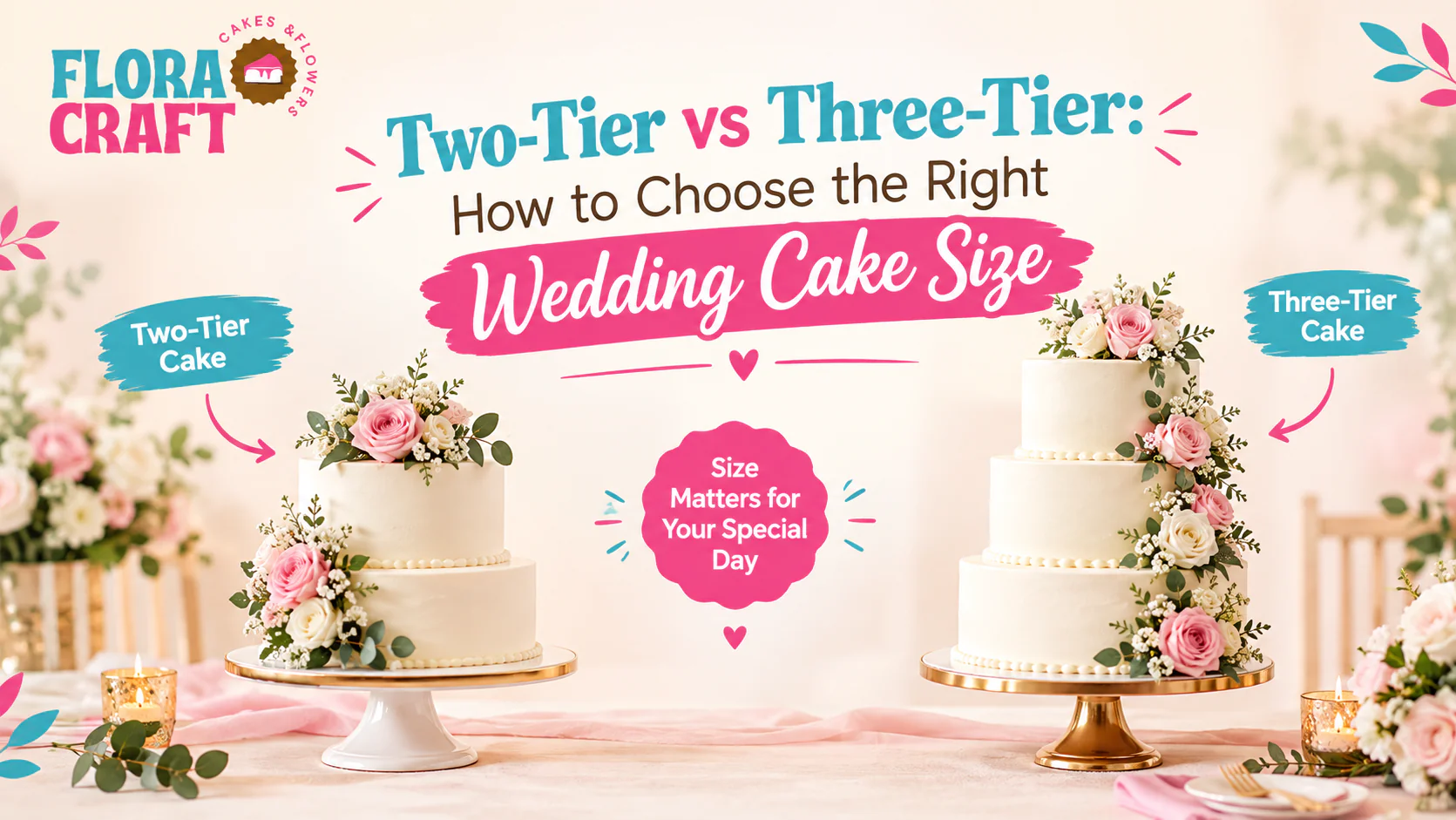 Choose the Right Wedding Cake Size