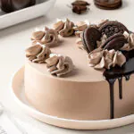 Chocolate Caramel Fudge Cake Eggless